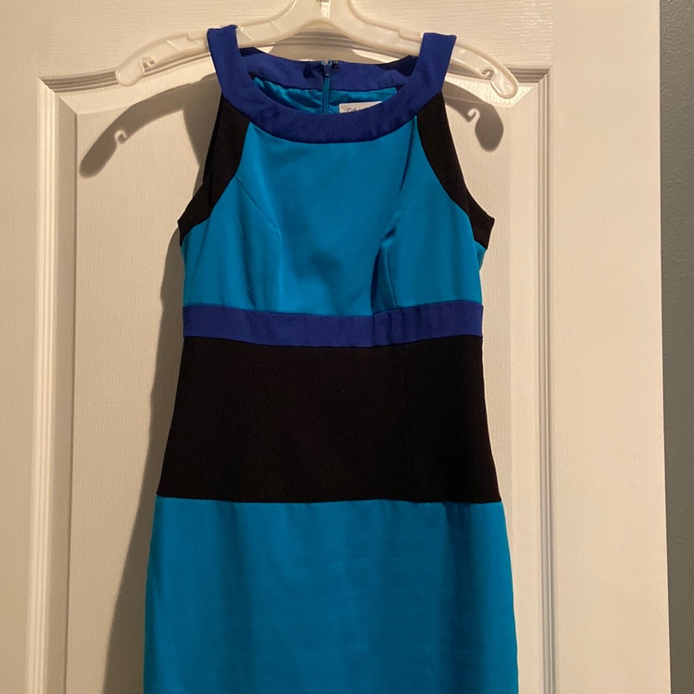 Flattering Calvin Klein sheath dress